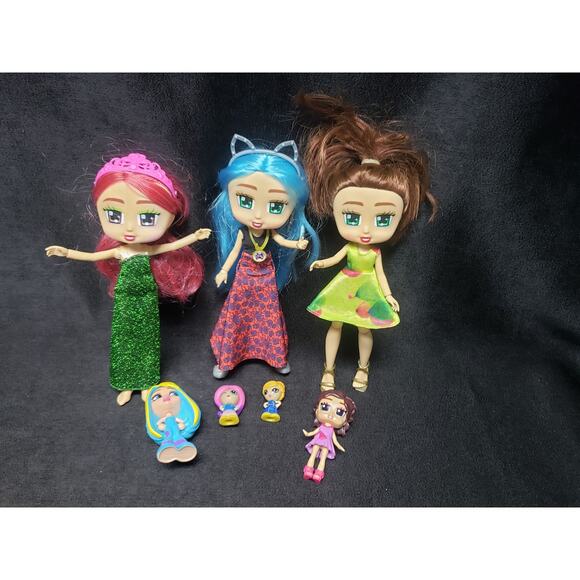 Jay @ Play Boxy Girls Khloe Gabriella Everly Large & Mini Prom Night Dolls Lot - Picture 1 of 7